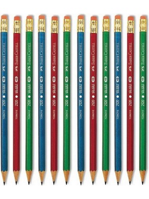 Faber-Castell 2120 Silgili Kurşun Kalem 12 Li Paket (5244212000)
