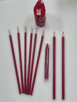 Faber-Castell Grip 2001 Kurşun Kalem Bordo Renk Seti