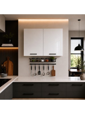 Yurkan 120 cm Üst Dolap 120 cm Mutfak Dolabı Üst Modül