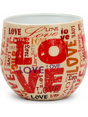 Decor Impex Love Metal Saksı S