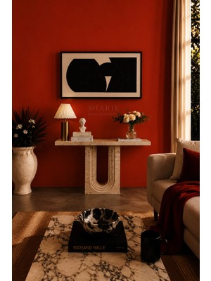 Miarik Design Traverten Henrıka Mermer Dresuar