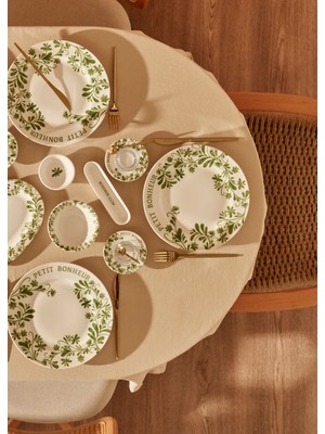 Bella Maison Petit Bonheur Porselen 44 Parça Yemek Ve Kahvaltı Takımı Yeşil
