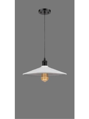 UltraMint Modern Beyaz Sarkıt Avize, 40 Cm, Şık ve Zarif Tasarım
