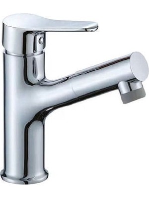 Drt Spiralli Lavabo Bataryası - Çekçekli Uzatılabilir Mutfak ve Banyo Musluğu