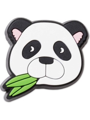 Crocs Jıbbıtz 10011747-PANDA Bear Face Unı Ns Terlik Süsü