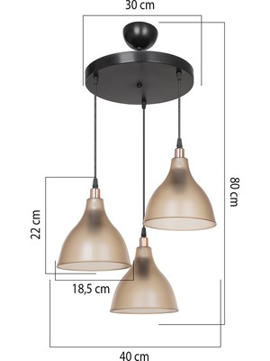 UltraMint Modern 3'lü Çember Avize, Şık ve Estetik Aydınlatma, Evinize Işık Katın