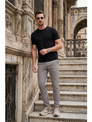 Buratti Slim Fit Normal Bel Boru Paça Denim Pantolon Erkek Kot Pantolon 5545C82MILANO