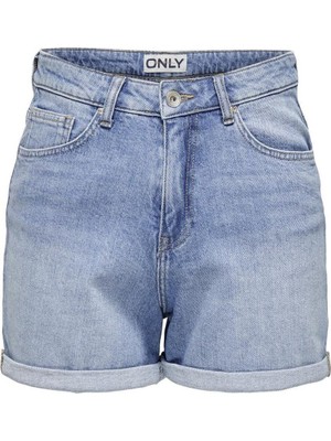 Only Onljosephıne Stretch Shorts Dnm Azg Noos 15321381 Açık Mavi