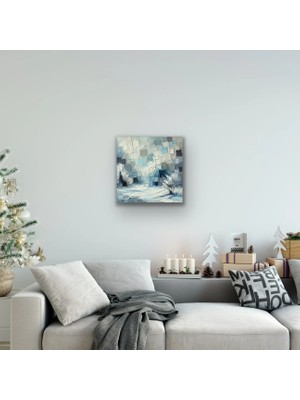 Artcrelier Kış Mevsimi Kanvas Tablo 60X60CM