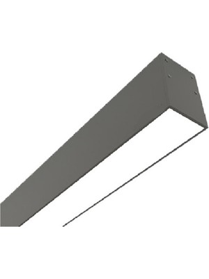 UltraMint Siyah Kasa Lineer Sıva Üstü 5CMX100CM Sarkıt 3000K, Modern Tasarım