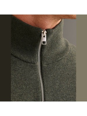 Jack & Jones Erkek Yarim Fermuar Triko Kazak - Milano