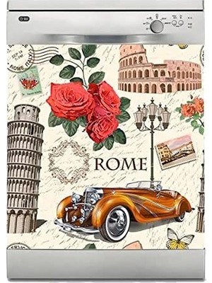 Depo Store Bulaşık Makinesi Kaplama Beyaz Eşya Kaplama Rome Postcard