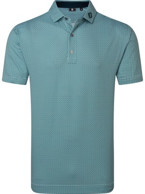 Footjoy Nautical Flag Print Lisle Erkek T-Shirt Yeşil 39263