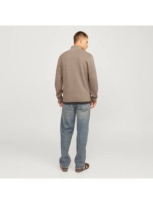 Jack & Jones Erkek Yarim Fermuar Triko Kazak - Milano
