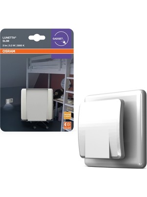 Osram Lunetta Slim 3000K 3lm Sensörlü Gece Lambası