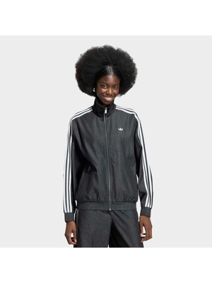 Adidas Originals Summer Glow Firebird Kadın Siyah Jean Ceket (KW8758)