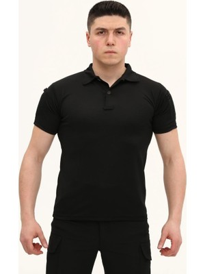 Single Sword Kısa Kollu Taktik  Polo Yaka Tişört Renk: Siyah Beden: 2xl | Günlük Kullanım