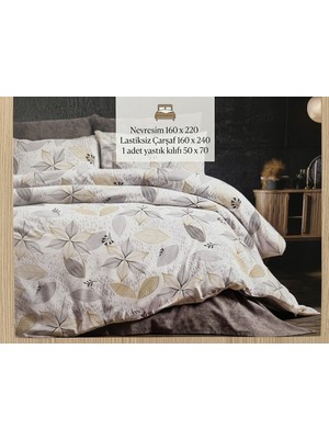 Livoras Home Tek Kişilik Nevresim Takımı Nevresim 160 x 220 Çarşaf 160 x 240 Yastık 50 x 70CM