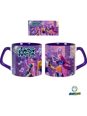 Ghostbastır Design K-Pop Demon Hunters Kupa Bardak | Tek Adet 0579