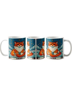 Ghostbastır Design Koç Burcu Kupa Bardak | Tek Adet K077