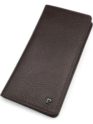 Pierre Cardin Erkek %100 Hakiki Deri Dikey Cüzdan - Deri Cüzdan - Erkek Deri Aksesuar - PC-11055K