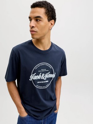 Jack & Jones Jjedover Denım Tee Ss O-Neck Sn
