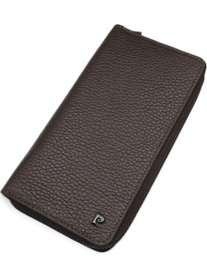 Pierre Cardin Unisex Erkek Kadın %100 Hakiki Deri Dikey Cüzdan Kartlık - Deri Aksesuar - Deri Hediyelik - PC-11056