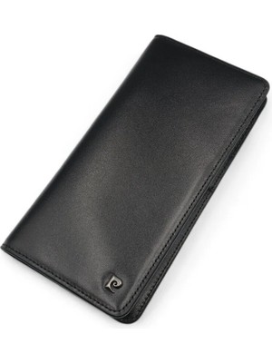 Pierre Cardin Erkek %100 Hakiki Deri Dikey Cüzdan - Deri Cüzdan - Erkek Deri Aksesuar - PC-11055K