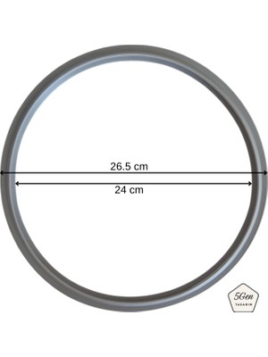 5Gen Tasarım Karaca Marifetli Quick And Safe Düdüklü Tencere ile Uyumlu Lastik, Conta 4+6 Lt