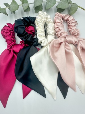 Icon Silk Saf Ipek Fiyonk Toka (Siyah)