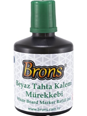 Kitabevimden Brons Tahta Kalem Mürekkebi 100 cc Yeşil BR-355-6-LI-PKT