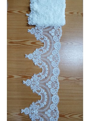 Dantelim Fransız Tül Dantel Güpür - 1 Mt.