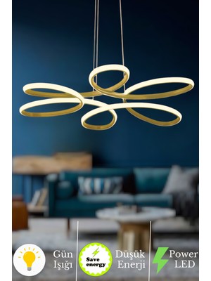 UltraMint Modern Sarkıt Gün Işığı LED Avize, Salon, Mutfak ve Oda Için Parlak Aydınlatma