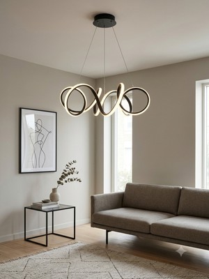 UltraMint Modern 3 Renk LED Kuğu Model Sarkıt Avize, Yüksek Aydınlatma
