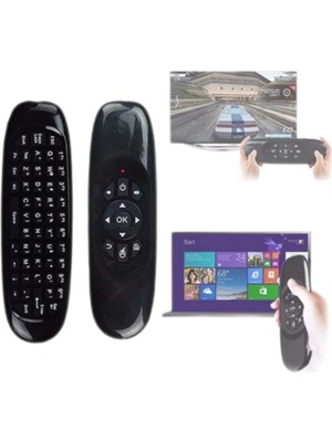 Uravas Store Android Tv ve Pc Uyumlu Kablosuz Hava Fareli Kumanda
