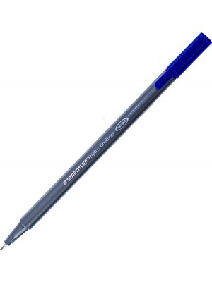 Kitabevimden Staedtler Fineliner Triplus Üçgen 0.3 mm Mavi (10 Adet) 334-3