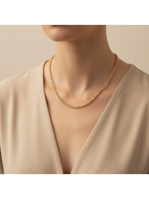 Xuping Jewelry Stilincisi/xupıng Jewelry Zincir Kolye 45CM