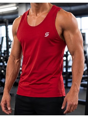 Sapeur Erkek Sporcu Atlet - Nefes Alabilir Fit Kesim, Gym & Fitness Tanktop
