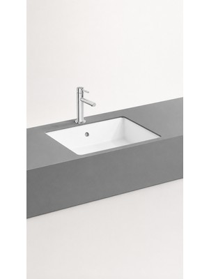 VitrA Nuo Dikdörtgen Tezgahaltı Lavabo, 60CM (7434B003-1082)