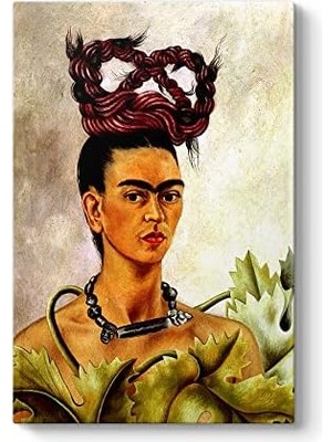 Crazy Shops Kahlo - Self Portrait With Braid Tablosu 50 x 75