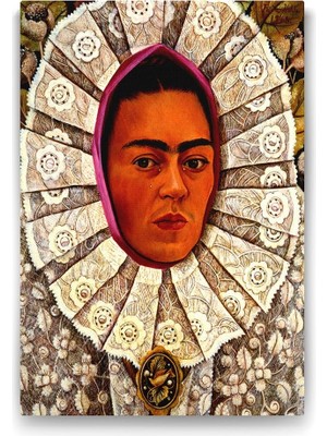 Crazy Shops Kahlo - Self Portrait Tablosu - 70X100CM