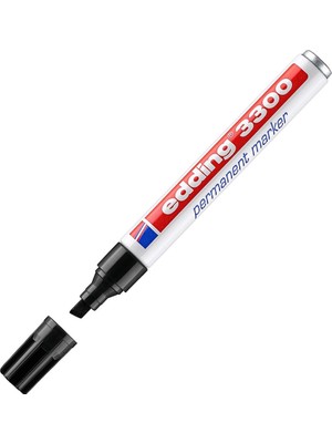 Kitabevimden Edding Markör Permanent Kesik Uçlu 1-5 mm Siyah 3300