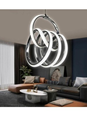 UltraMint Şık 3 Renkli LED Sarkıt Avize, Modern ve Estetik Tasarım
