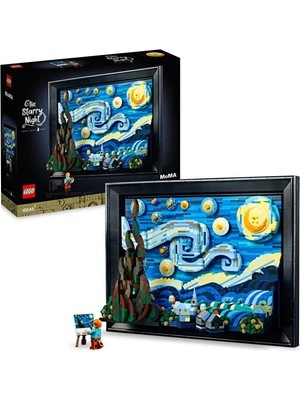 LEGO Ideas 21333 Vincent Van Gogh - The Starry Night 100 Parça Hediyelik Sanat Seti