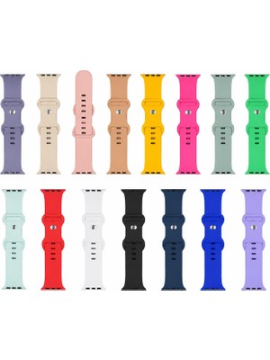 Lizzard Apple Watch Uyumlu Kordon 15'li Set