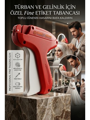 Transformacion Profesyonel Ince Iğneli Kılçık Tabancası Fine Etiketleme Makinesi Türban Gelinlik Tasarım  723283