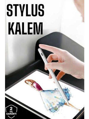 Eco Lounge Tablet Kalemi Stylus Pen Dokunmatik Kalem Android ve Ios Uyumlu Şarjlı