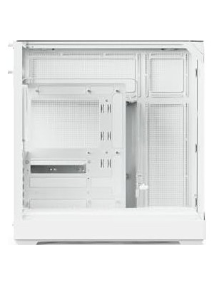 Plus Moda Apnx V2 Beyaz Atx Kasası - X-Pand Çift Hava Akışı, 3 Taraflı Temperli Cam, 360MM Aıo ve Ters Btf Anakart Desteği, 4×140MM Fanlar, 160MM Fan Yuvaları, Argb Fan Hubı, Gpu Braketi, Yüksek Hava Akışı