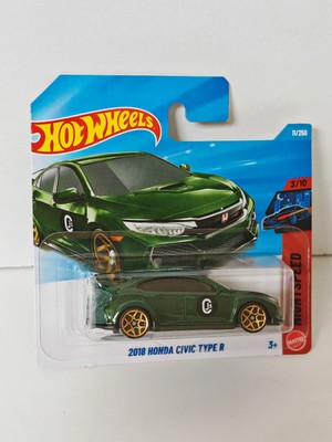 Hot Wheels Nıghtspeed Serisi - 2018 Honda Cıvıc Type R Model Araba