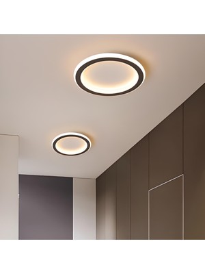 UltraMint Modern 20CM Daire LED Plafonyer, Koridor ve Hol Aydınlatması